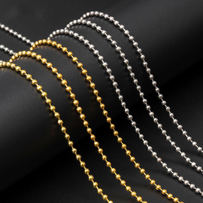 Diy Accessory Bead Chain Necklace 60cm